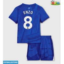 Chelsea Enzo Fernandez #8 Hjemmedraktsett Barn 2025-26 Kortermet (+ Korte bukser)